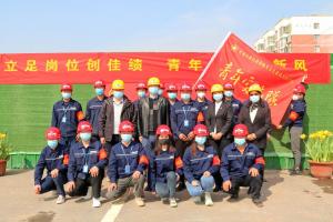 “青年突擊隊(duì)”的旗幟在河南三建項(xiàng)目一線高高飄揚(yáng)！
