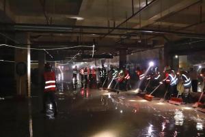 抗洪搶險，河南三建在行動——鄭州阜外華中心血管病醫(yī)院清淤攻堅紀實